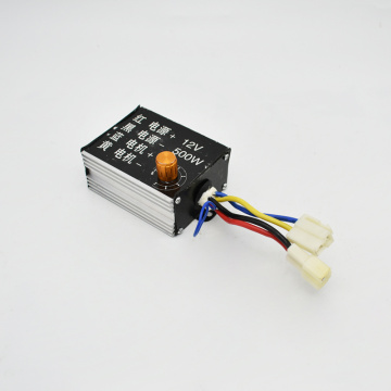 12V 500W Electric fertilizer spreader fertilizer machine Speed Regulator Controller with Switch for Ebike Scooter DC Motor