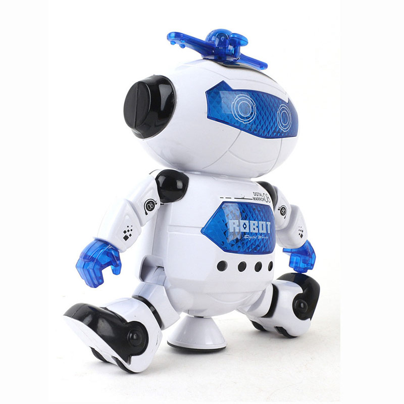 HOT 360 Space Rotating Smart Dance Astronaut Robot Music LED Light Electronic Walking Funny Toys Children Birthday Gift for Kids