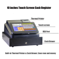 Free Software Training 10 inch Touch screen All in One POS Machine Suitable for Retail Restaurant Milktea Shop Cash Register