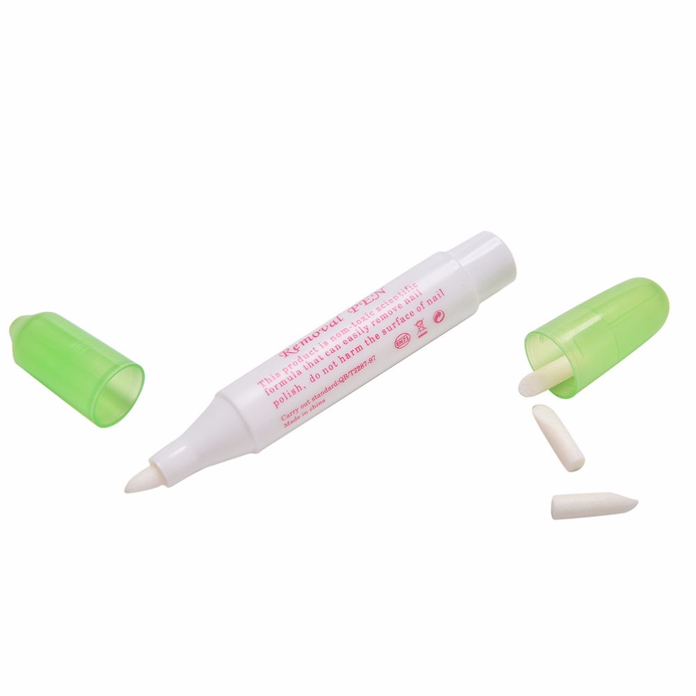 Nail Art Gel Nail Polish Remover Pen Manicure Cleaner Nail Polish Corrector Remover Pen UV Gel Polish Remover Wrap Tool