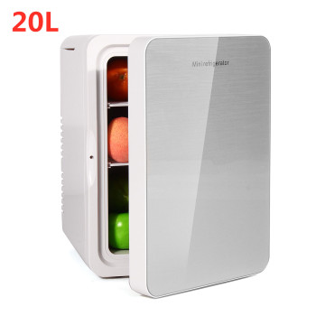 20L Portable Car Refrigerator Mini Freezer DC 12V-AC 220V Refrigeration 3-65 Degree Single Core Cooler for Home Office Car Use