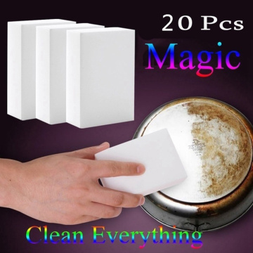 20Pcs 100*60*20mm Melamine Sponge High Density Eraser Home Cleaner Cleaning Sponges For Dish Kitchen Bathroom Tool Dropshipping