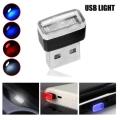 1PCS Mini LED USB Atmosphere Lights Colorful Portable Car Ambient Light Decorative Lamp Emergency Lighting Автотовары