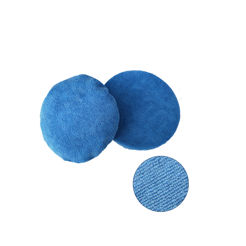 2pcs Microfiber Polishing Bonnet Buffer Pad Cover Car Wax Polish Waxing Pad Cover Polisher Detailing Paint Care