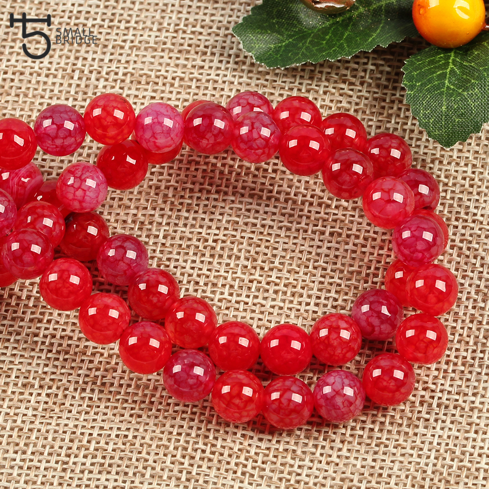 6 8 10mm round Red Coral Beads For Jewelry Making Bracelet Diy Necklace spacer natural stone Beads Wholesale S506