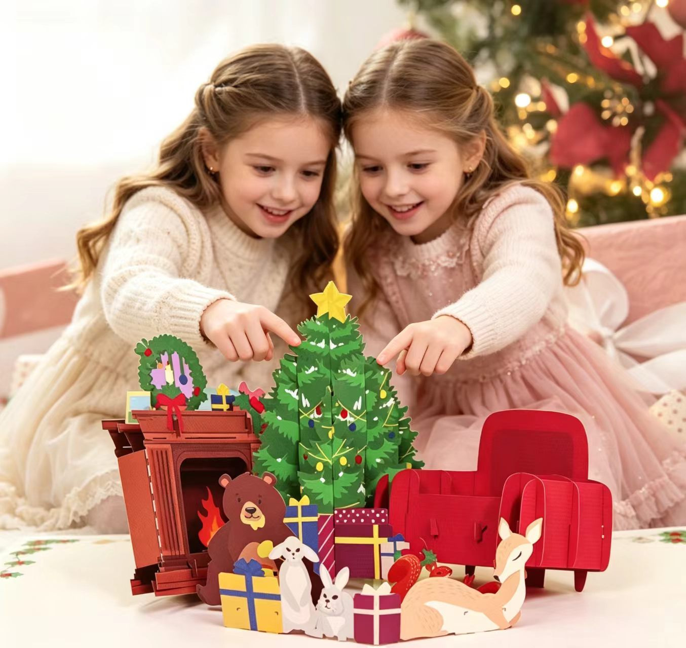 3d fantastic christmas pop up card