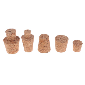 10pcs High Quality Wood Wine Glass Bottle Stopper Kettle Pudding Container Cork Cap Burette Buret Tube Lid 15 Sizes