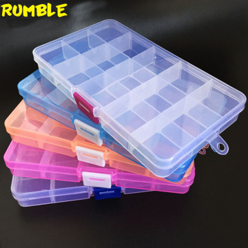 15 Grids DIY Tools Packaging Box Portable Practical Electronic Components Screw Removable Storage Screw Jewelry Tool Case New