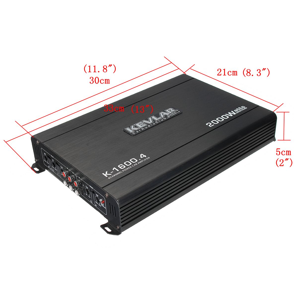 2000W 4 Channel Car Amplifier Speaker Vehicle Amplifier Power Stereo Amp Auto Audio Power Amplifier Car Audio Amplifier