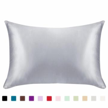 High Standard 1Pc satin pillowcase Queen soft Pillow case Cover Chair Seat silk pillowcase Cover Home decoration