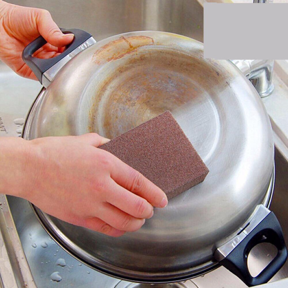 1PCS Nano Emery Clean Magic Sponge Super Cookware Eraser Pot Descaling Small Kitchen Cleaning Tool Removing Rust Rub