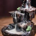 Harz Mountain Form Smoke Water Fall Backflow Incense Burner Incense Holder Decor Aroma Furnace Aromatic House Office Craft