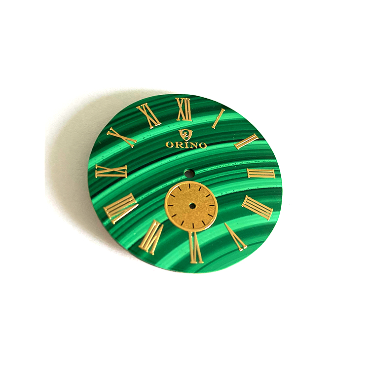 oem odm dial with nickel metal sticker