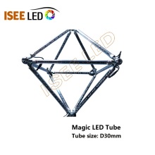 DMX 30mm Diameter 3D Effect LED Tube Light