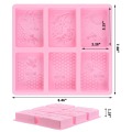 SJ Honeycomb Molds For Soaps Silicone Soap Molds Handmade Rectangle Shapes Diy Handmade Craft 3d Soap Forms