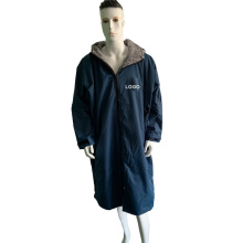 Recycled surfing gear waterproof changing swim parka robe