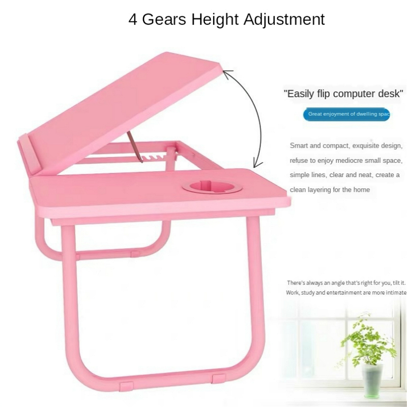 Factory Direct Bed Lifting Desktop Stacked Laptop Desk Dormitory Learning Lazy Foldable Desk Lifting Table