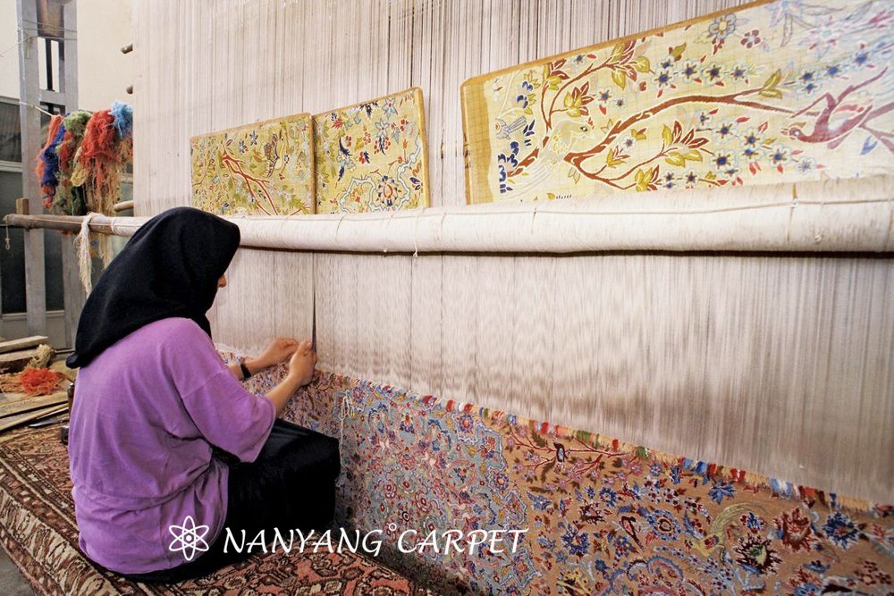 handwoven Isfahan rugs