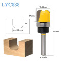 Top Quality 1pc 1/4" Shank Wood Cutting Tools 3/4" Diameter Bowl & Tray Template Router Bit Wholesale Price