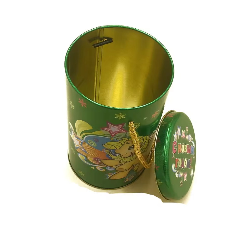 Customized Design Round Tin Can For Gift