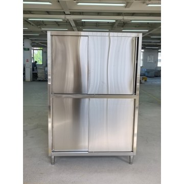 Stainless steel tall storage cabinet