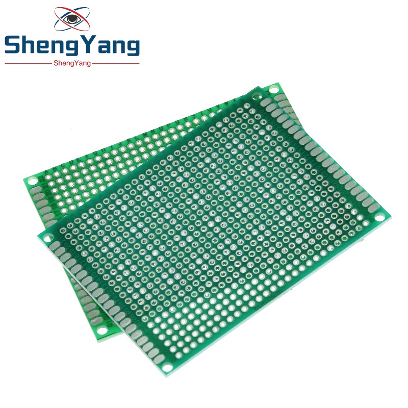 1PCS 6*8 6X8cm Double Side Prototype pcb Breadboard Universal Printed Circuit Board for Arduino 1.6mm 2.54mm Glass Fiber