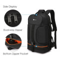 Video Waterproof Camera Shoulders Backpack w Reflector Stripe fit 15.6 inch Latptop Shockproof Soft Padded Tripod Case Photo Bag