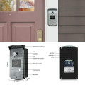 Wired 9" Color Screen Video Door Phone Intercom System Waterproof RFID Doorbell Camera + Electric Lock FREE SHIPPING