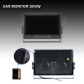 AHD 9 inch Wireless Car Monitor 4ch Quad DVR Dash Monitors Display IPS Screen Video Recorder Truck Wifi Backup Vehicle Camera