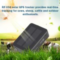 Solar GPS Tracker Power Sheep Cow Cattle RF-V34 9000mAh Waterproof GSM GPS WiFi Tracking Voice monitoring Anti-remove SOS Alarm