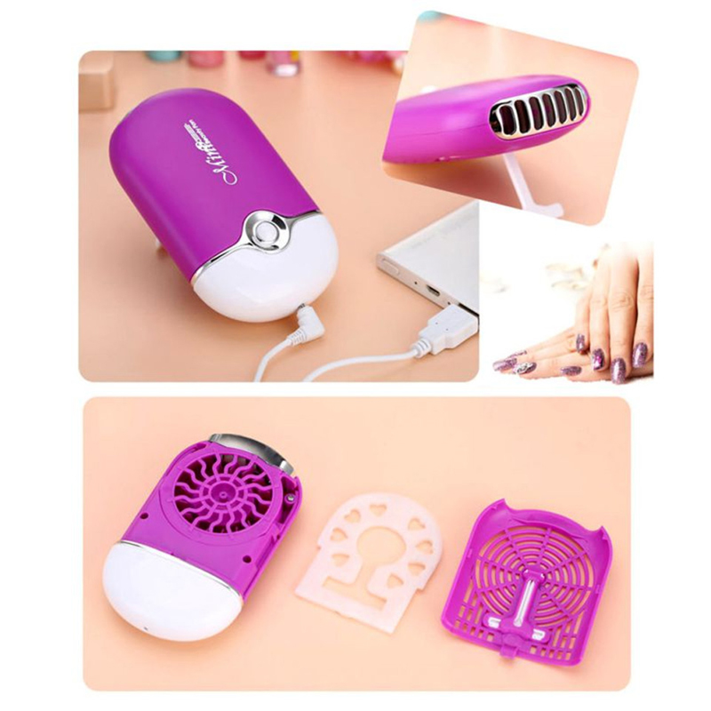 USB Mini Fan Eyelash Extensions Dryer Air Blower Glue Fast False Eye Lash Extension Mascara Dryer Portable Makeup Tools Nail Art