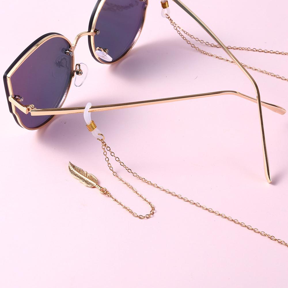 Leaf Tassel Pendant OL Style Eyeglass Chain Lanyard Reading Glasses Chains Women Accessories Sunglasses Hold Straps Cords