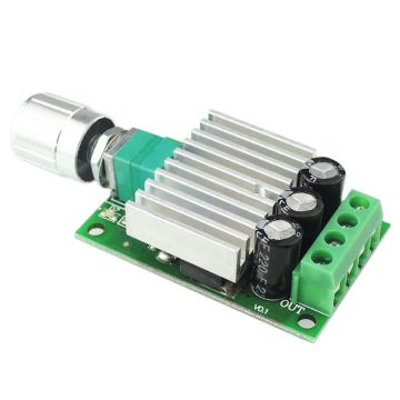 12V 24V 10A PWM DC Motor Speed Controller Adjustable Speed Regulator Dimmer Control Switch for Fan Motors LED Light