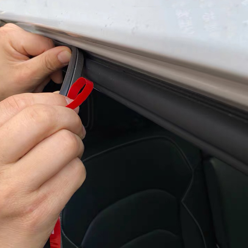 Car Door Seal Strip For Door Rubber Weatherstrip Cars Trunk Trim Edge Epdm Sealing Noise Insulation Automobile Sticker rubber