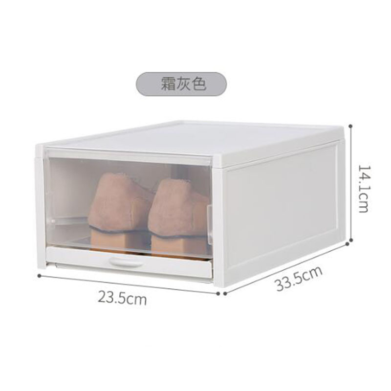 Shoe Racks Push Drawer Type Shoe Box Shoe Organizer Drawer Transparent Plastic Shoe Organizador Shoe Organizer 2pc/3pcs