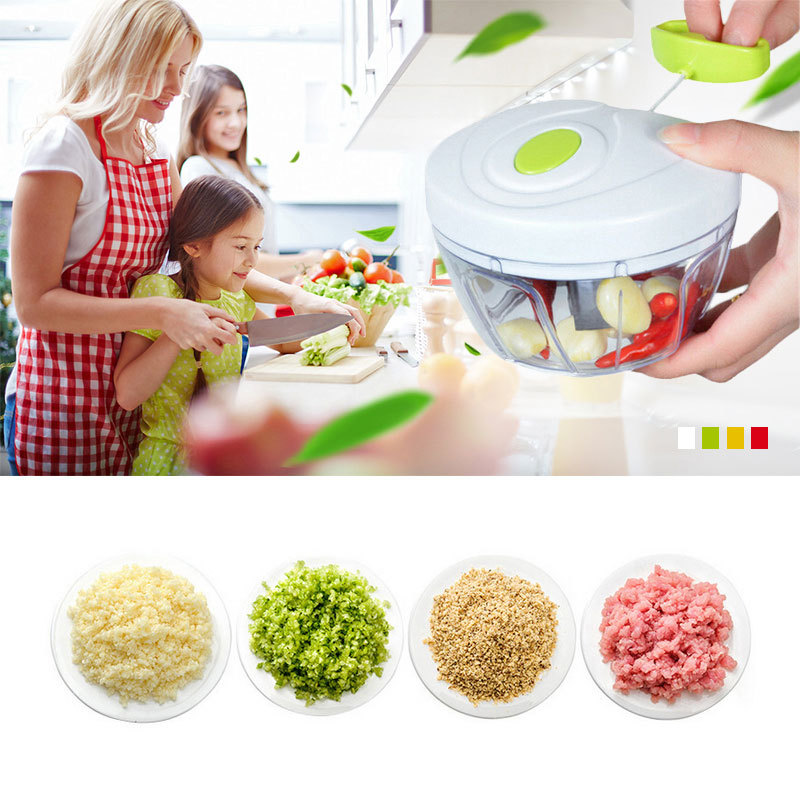 Multifunction Hand Pull Food Chopper Vegetable Fruit Slicer Meat Grinder Nuts Onions Chopper Mincer Blender Mixer Kitchen Tools