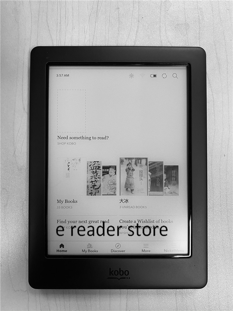 New Kobo glo HD 300PPI Rreader book E-Ink Ebook 16G WIFI Reader HD 1448x1072 Touch screen