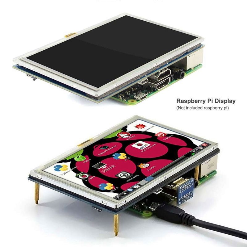 5 Inch LCD HDMI Touch Screen Raspberry Pi 3 Display LCD HDMI Monitor 800x480 for Banana Pi Raspberry Pi 3 / 2 Model B / B+