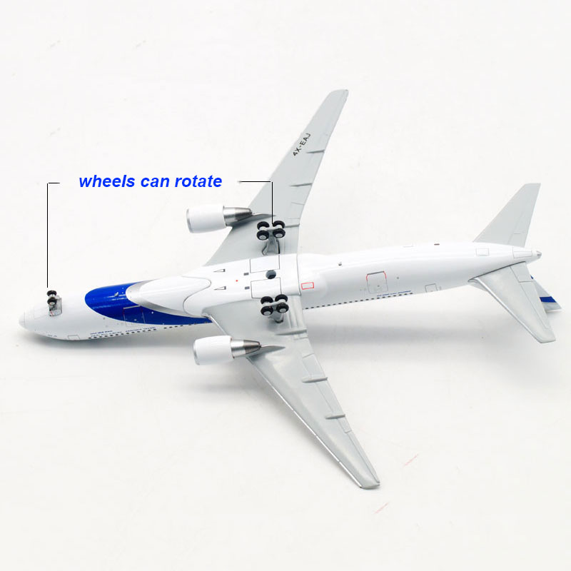 1:400 Scale Air ISRAEL Airline EL AL Boeing B767 airplane Plane model W base landing gear alloy aircraft toy Gift for collection
