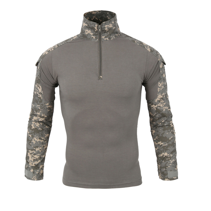 US Army Tactical Military Uniform Airsoft Camouflage Combat-Proven Shirts Rapid Assault Long Sleeve Shirt Battle Strike