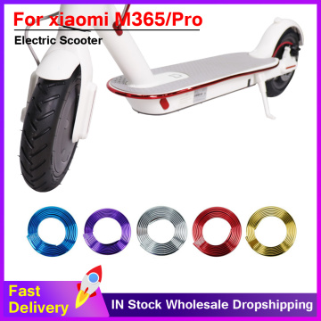 Bumper Protective Decorative Scooter Body Strips Sticker Tape For Xiaomi Mijia M365 pro Electric Skateboard Car Scooter Parts