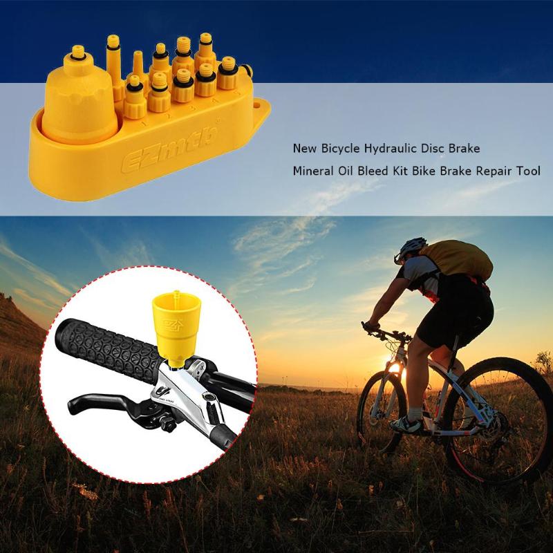 Bicycle Hydraulic Brake Bleed Bleeding Tool Kit for MTB Road Bike Series Disc Brake System Bicycle Parts Accessory