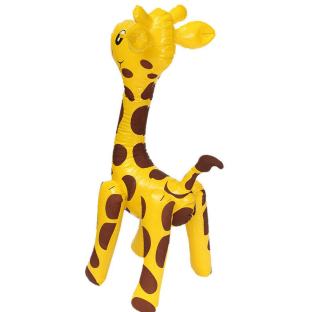 Balloon Party Large Blow Up Cute Children PVC Novelty Gift Cartoon Giraffe Design Deer Shaped Animals Inflatable Toy