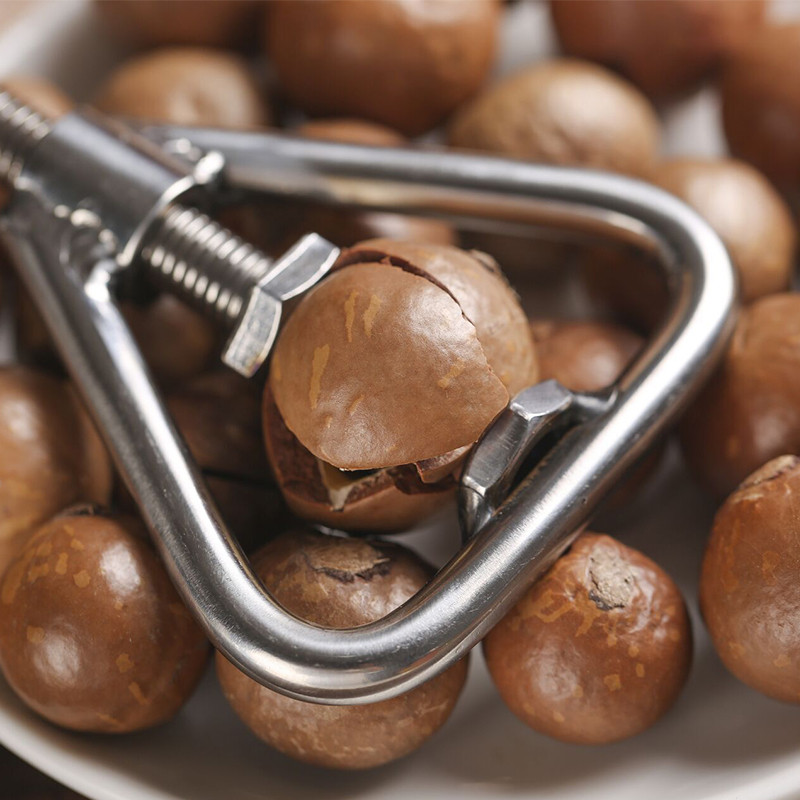Manual Macadamia Nut Opener Dried Fruit Cracker Creative Walnut Nutcracker Nut Sheller Nut Opening Tools Kitchen Accessories