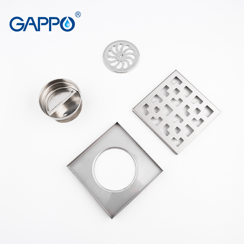 GAPPO home floor drains Stainless Steel square Y81255