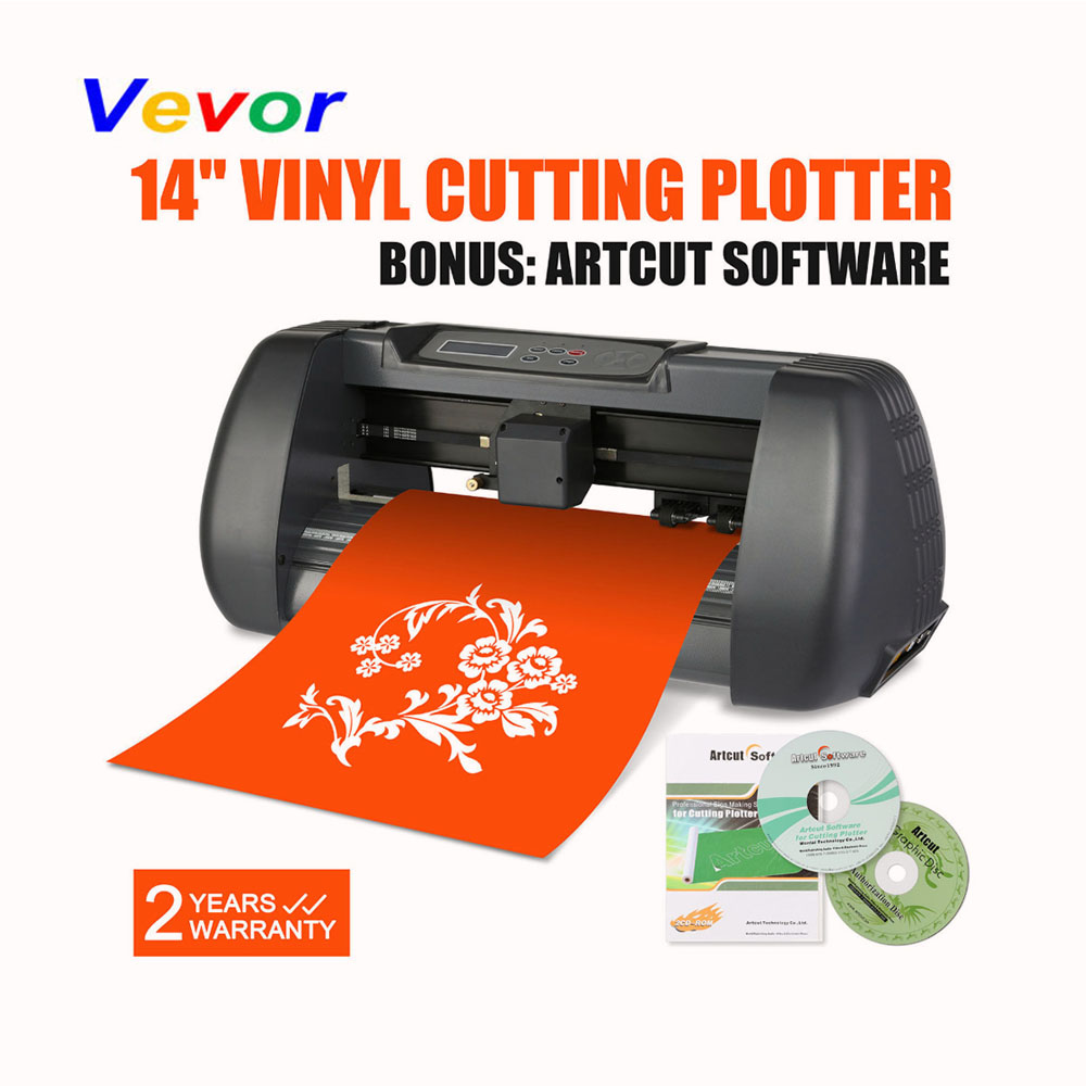 VEVOR 14" Vinyl Cutter Bundle Sign Cutting Plotter W/ARTCUT SOFTWARE DESIGN/CUT