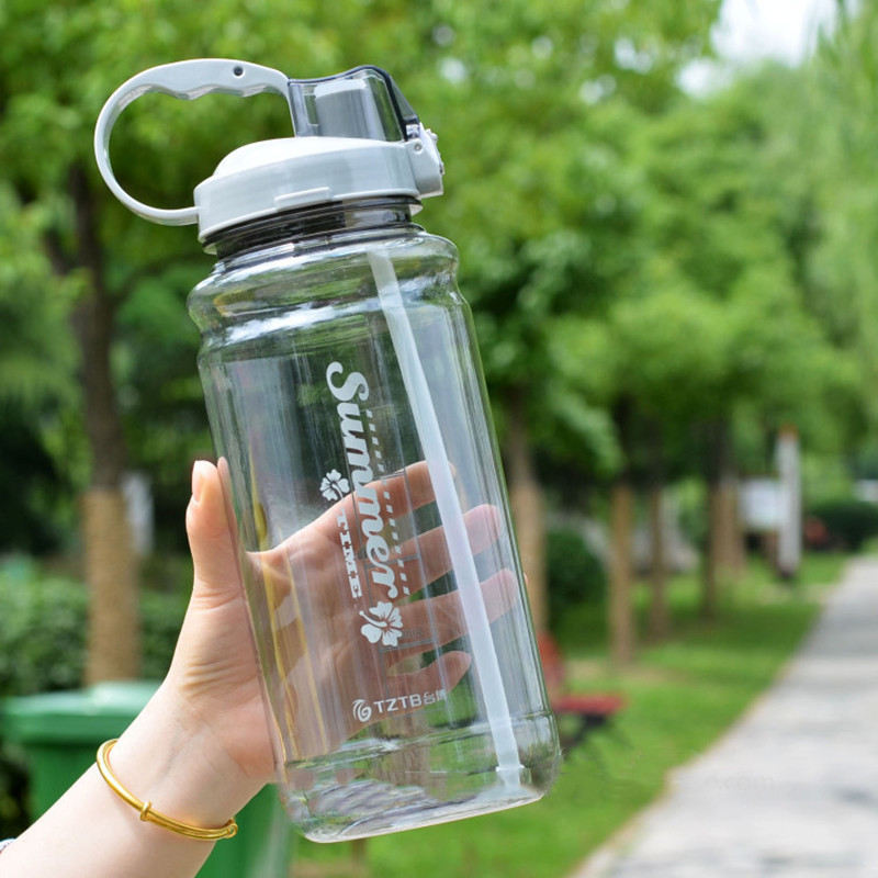 3000ml/2000ml/1000ml Portable Water Bottles With Straw Outdoor Sport Fitness Camping Picnic Cycling Sports Shaker Drink Bottles
