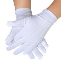 1 Pair High Quality Three Ribs White Gloves Celebration Etiquette Jewelry Performance Polyester Gloves Unisex