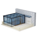 Aluminum Sliding Roof Pergola Glass House For Pool