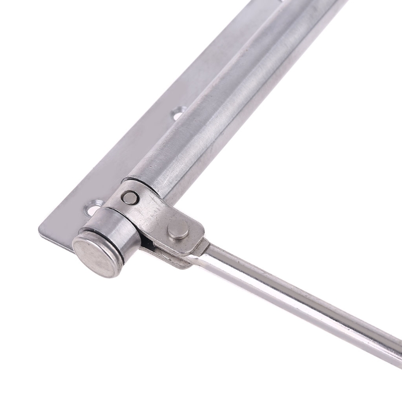 Durable Door Closer Single Spring Strength Adjustable Stainless Steel Automatic Closing Door Closer for Home Bedroom